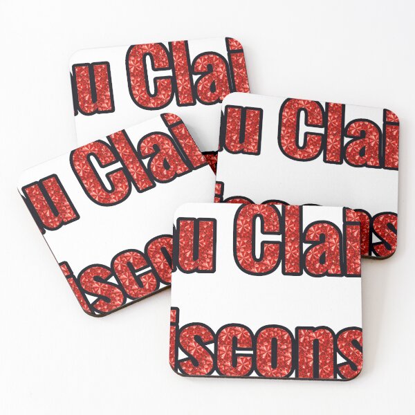 Item preview, Eau Claire Wisconsin City Name With Red Rhinestone designed and sold by TheIconSmith.