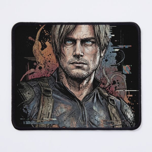 Item preview, Leon Kennedy Resident Evil Requiem Gravelly Voice Fighter Art designed and sold by Senpaiwaves.