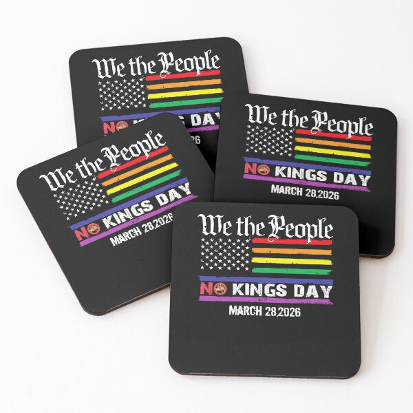 Item preview, We The People No Kings Day March 28 2026 LGBT Pride American Flag designed and sold by RDGNR.