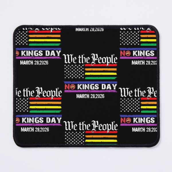 Item preview, We The People No Kings Day March 28 2026 LGBT Pride American Flag designed and sold by RDGNR.