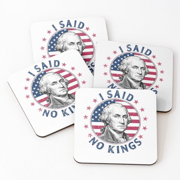 Item preview, I Said No Kings George Washington Patriotic Protest designed and sold by RDGNR.