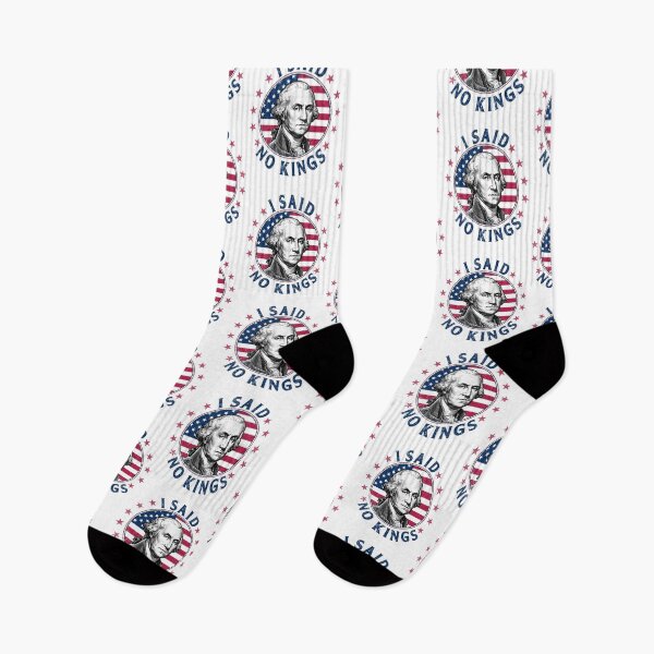 Item preview, I Said No Kings George Washington Patriotic Protest designed and sold by RDGNR.