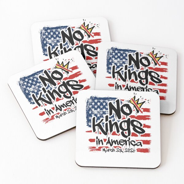 Item preview, No Kings In America March 28 2026 No Crown USA American Flag designed and sold by RDGNR.