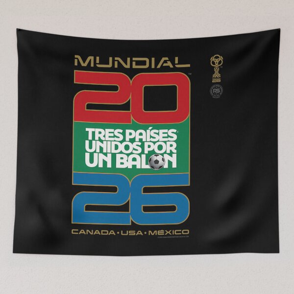 Item preview, Mundial 26 Three Nations United By A Soccer Ball. Unidos Por Un Baln - World Cup designed and sold by elgazzarstore.