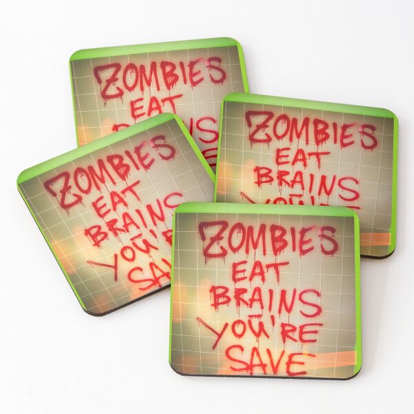 Item preview, ZOMBIES EAT BRAINS; YOU'RE SAVE designed and sold by Ruhrpottpicture.