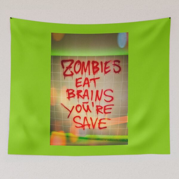Item preview, ZOMBIES EAT BRAINS; YOU'RE SAVE designed and sold by Ruhrpottpicture.