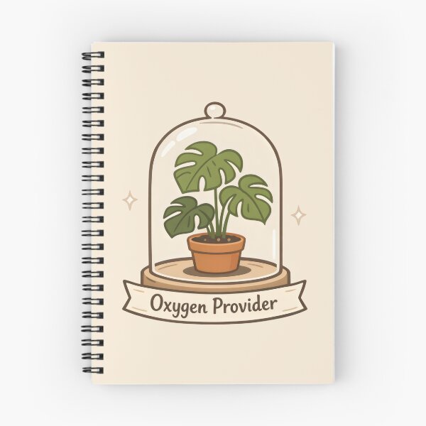 Item preview, Oxygen Provider Monstera Botanical Minimalist Plant Lover designed and sold by SplashTastic.