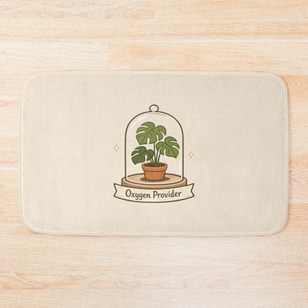 Item preview, Oxygen Provider Monstera Botanical Minimalist Plant Lover designed and sold by SplashTastic.