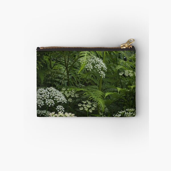 Item preview, Wild Fern Garden with Delicate White Wildflowers designed and sold by JSFrame.