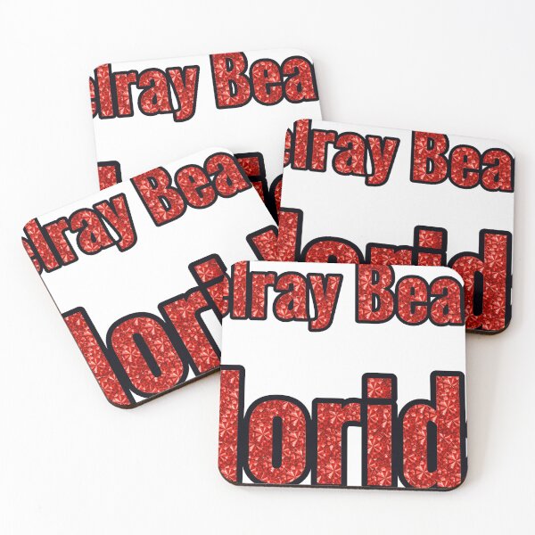 Item preview, Delray Beach Florida City Name With Red Rhinestone designed and sold by TheIconSmith.