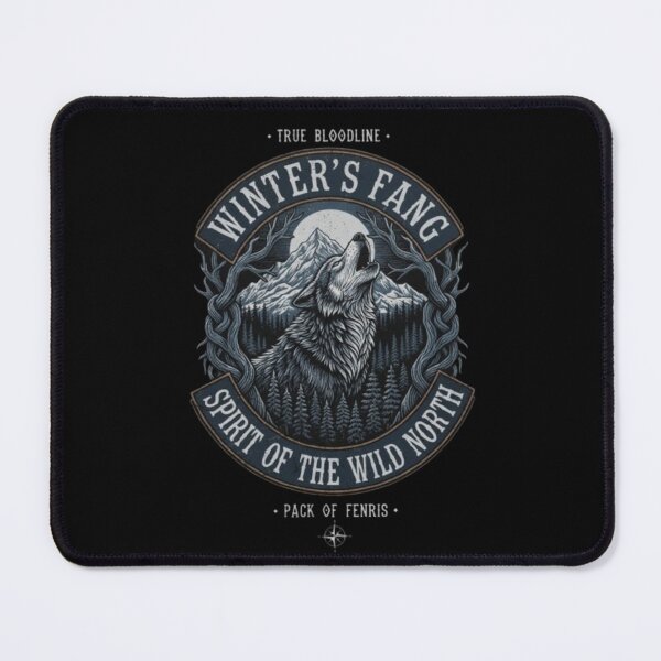 Item preview, Winter’s Fang: Wild North Emblem designed and sold by Dogandesighn.