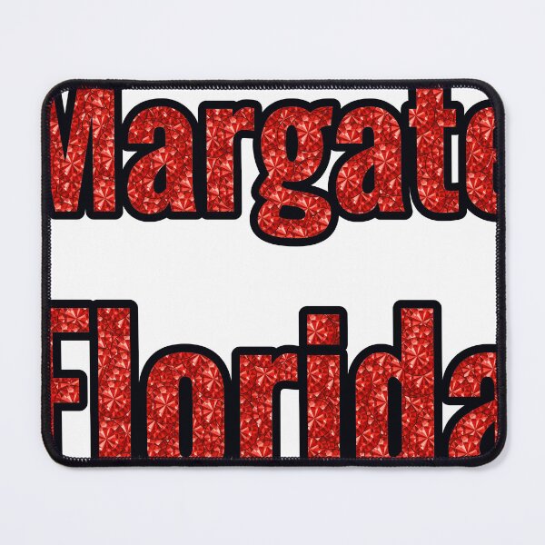 Item preview, Margate Florida City Name With Red Rhinestone designed and sold by TheIconSmith.