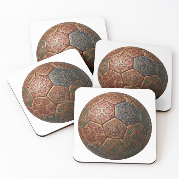 Item preview, Vintage 2026 World Cup Ball – Artistic Design USA, Canada & Mexico designed and sold by droidtech.