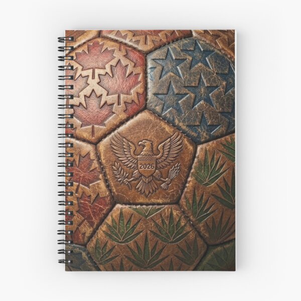 Item preview, Vintage 2026 World Cup Ball – Artistic Design USA, Canada & Mexico designed and sold by droidtech.
