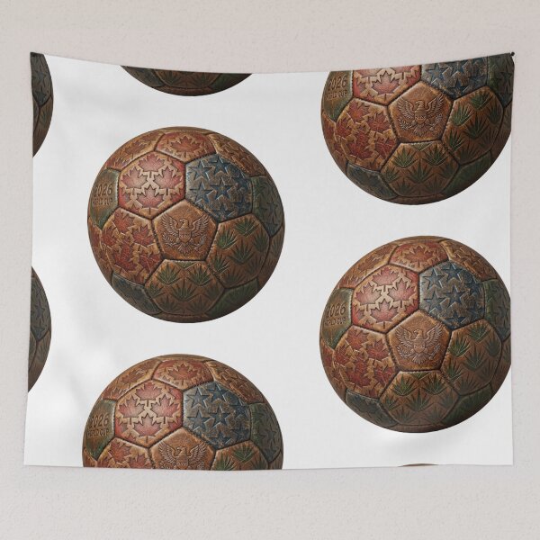 Item preview, Vintage 2026 World Cup Ball – Artistic Design USA, Canada & Mexico designed and sold by droidtech.