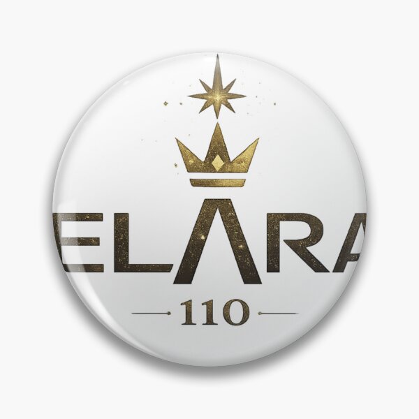 Item preview, ELARA 110 – Cosmic Crown Star Design | Gold Universe symbol designed and sold by Sascha-Heiko.