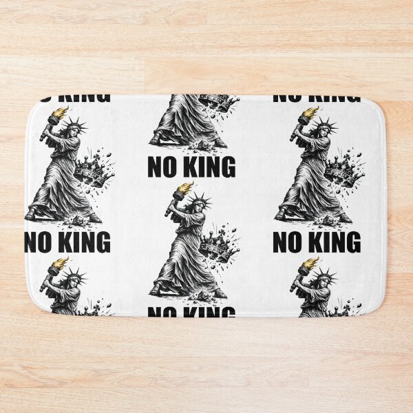 Item preview, No Kings Liberty Pro Democracy Resistance Anti-Trump Political Protest designed and sold by RDGNR.