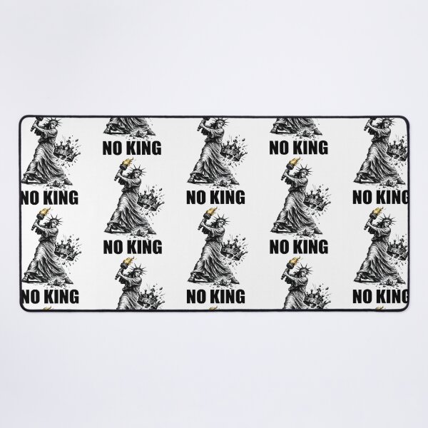Item preview, No Kings Liberty Pro Democracy Resistance Anti-Trump Political Protest designed and sold by RDGNR.