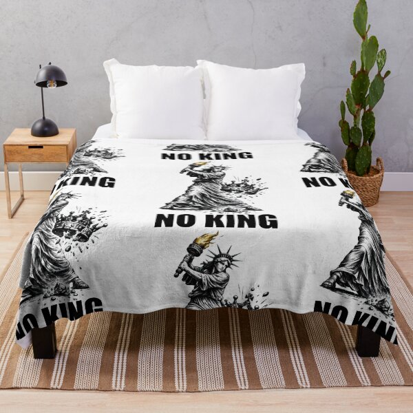 Item preview, No Kings Liberty Pro Democracy Resistance Anti-Trump Political Protest designed and sold by RDGNR.