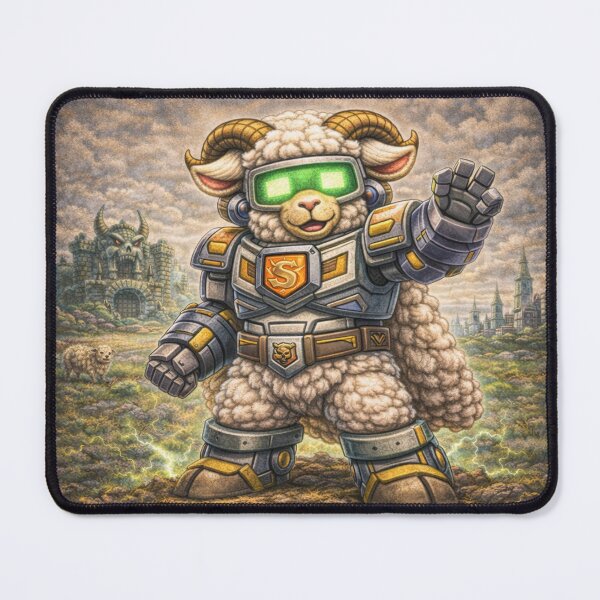 Item preview, Ram-Droid, Helper to the Flocks | Sheep-Man Sheepism Parody designed and sold by Thpoar.