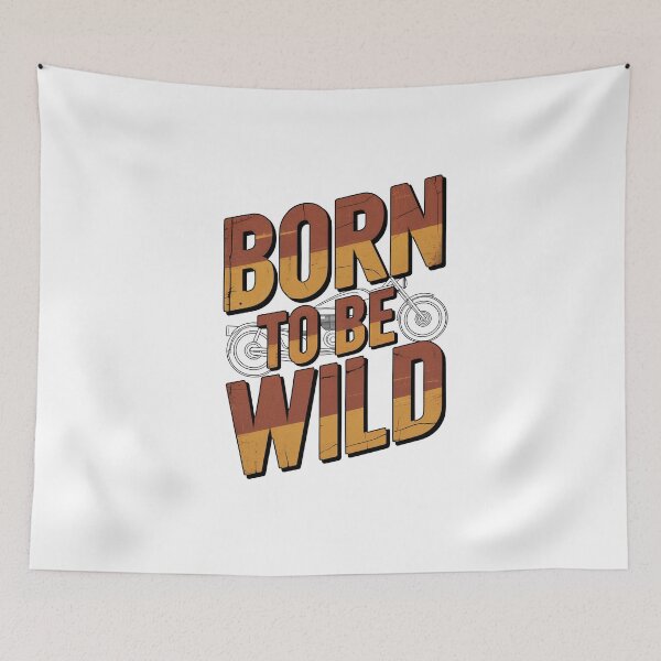Item preview, Biker "Born to Be Wild" Steppenwolf Shirt designed and sold by Enea Kelo.