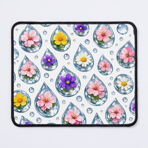 Item preview, flowers in raindrop designed and sold by Atelierby-Anita.