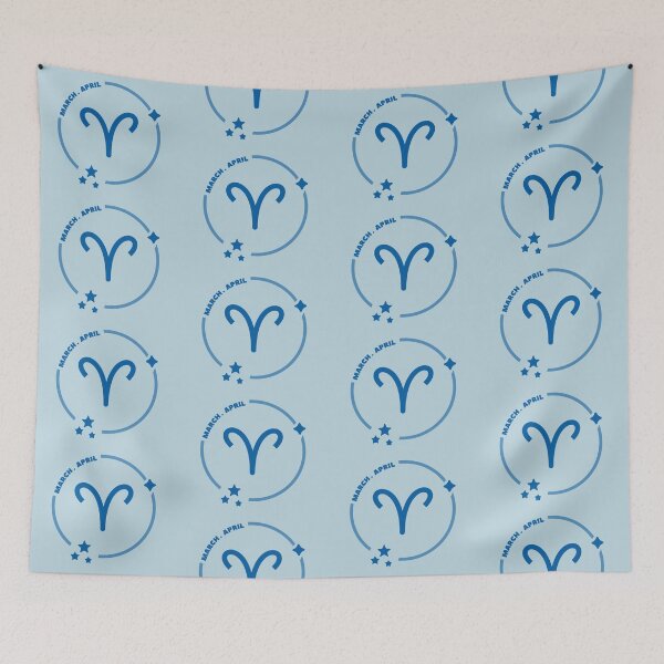 Item preview, Aries Zodiac Sign - Minimalist Ram Astrology Art - March & April Birthday Fire Sign Aesthetic designed and sold by liveinbeauty.