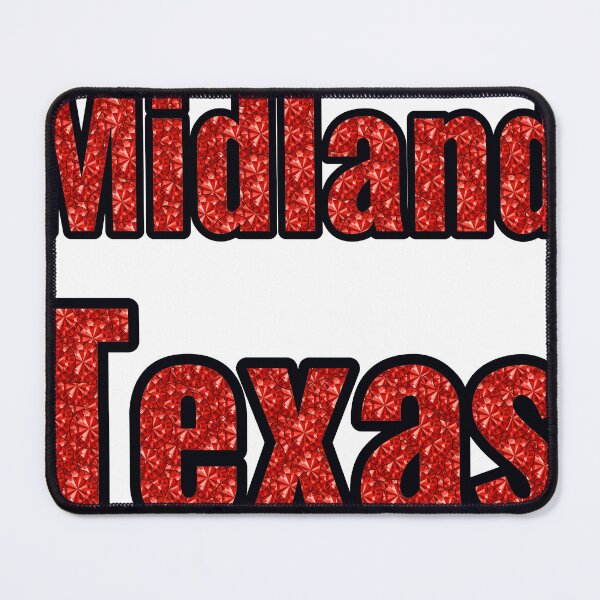Item preview, Midland Texas City Name With Red Rhinestone designed and sold by TheIconSmith.