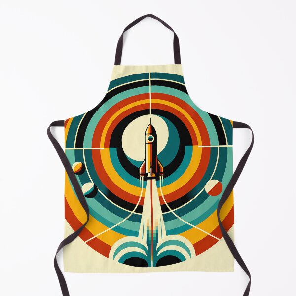 Item preview, Geometric Rocket Launch Orbit Design designed and sold by InkSmithery.
