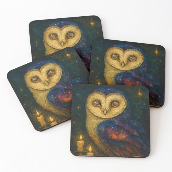 Item preview, Cosmic Owl – Mystical Galaxy Night Bird Art designed and sold by myforestfog.