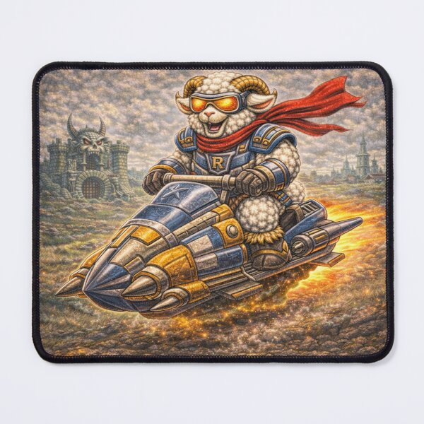 Item preview, Ramjet-Ram, Speedy Sheep Hero of the Skies | Sheep-Man Sheepism Parody designed and sold by Thpoar.