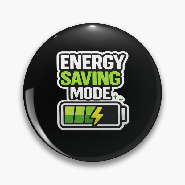 Item preview, Energy Saving Mode Funny Low Energy Introvert Sticker designed and sold by Timeless Junction.