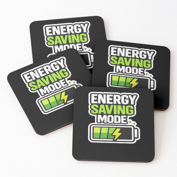 Item preview, Energy Saving Mode Funny Low Energy Introvert Sticker designed and sold by Timeless Junction.