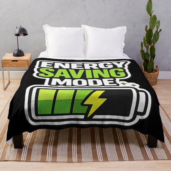 Item preview, Energy Saving Mode Funny Low Energy Introvert Sticker designed and sold by Timeless Junction.