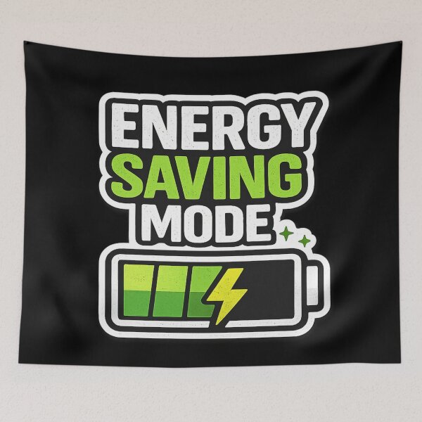 Item preview, Energy Saving Mode Funny Low Energy Introvert Sticker designed and sold by Timeless Junction.
