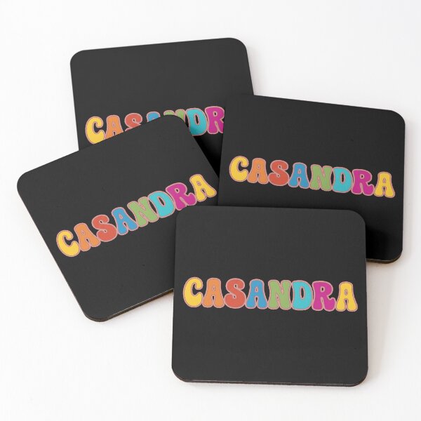 Item preview, ❤️ Casandra Personalized Name Wavy Retro Shirt, Coffee Mug, Sticker Gift designed and sold by HelixPedia.