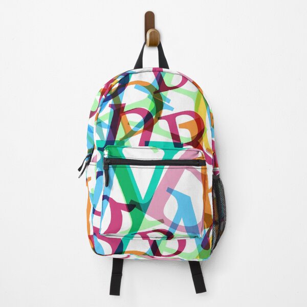 Item preview, Colorful Scattered Letters – Fun Typographic Design designed and sold by xam.