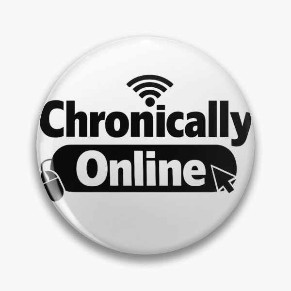 Item preview, Chronically Online Brain rot Funny Internet Meme designed and sold by Nevele Designs.
