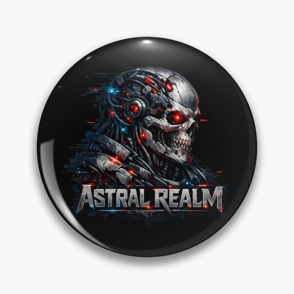 Item preview, Astral Realm Cyber Skull – Futuristic Robotic Skeleton designed and sold by SidTastic .
