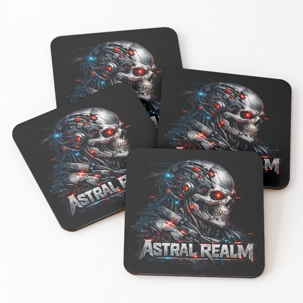 Item preview, Astral Realm Cyber Skull – Futuristic Robotic Skeleton designed and sold by SidTastic .