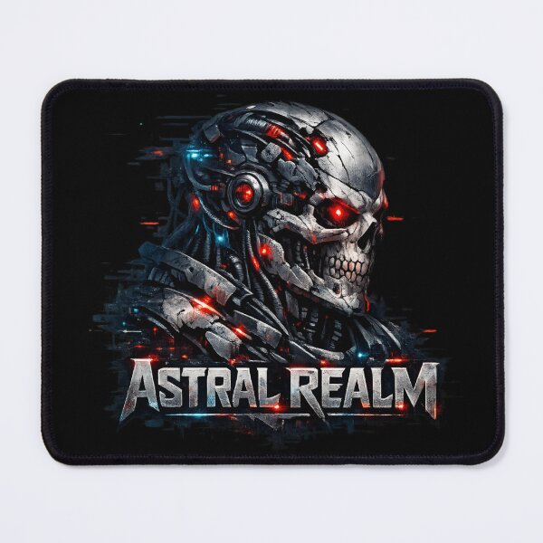 Item preview, Astral Realm Cyber Skull – Futuristic Robotic Skeleton designed and sold by SidTastic .