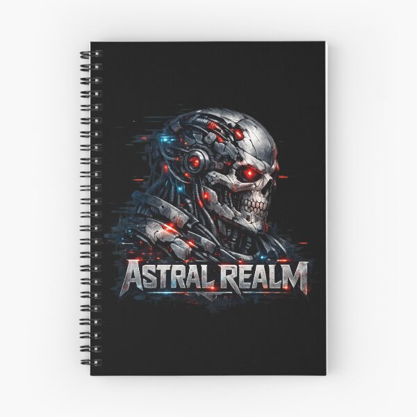 Item preview, Astral Realm Cyber Skull – Futuristic Robotic Skeleton designed and sold by SidTastic .