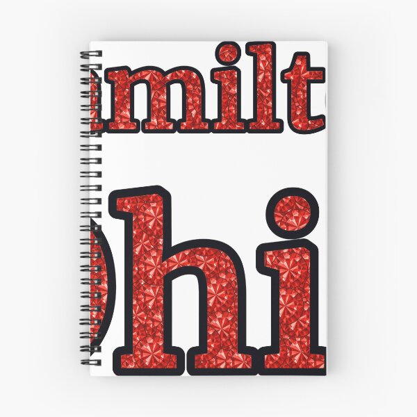 Item preview, Hamilton Ohio City Name With Red Rhinestone designed and sold by TheIconSmith.