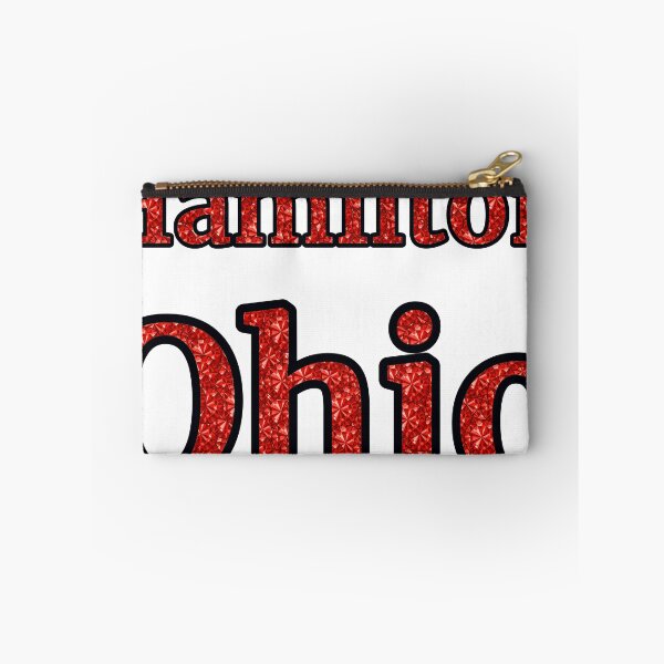 Item preview, Hamilton Ohio City Name With Red Rhinestone designed and sold by TheIconSmith.