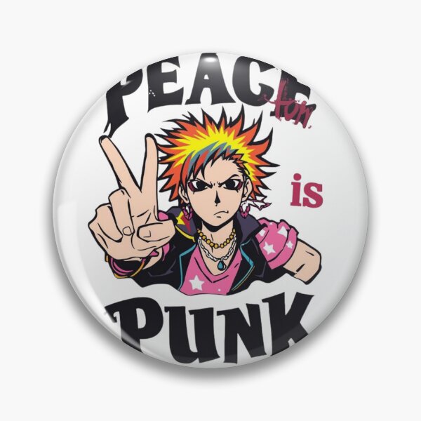 Item preview, Peace Is Punk – Rebellion Through Calm designed and sold by catcurio.