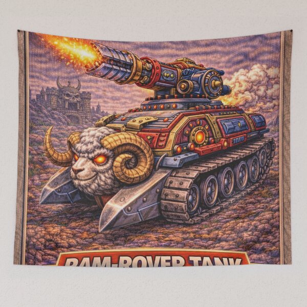 Item preview, Ram-Rover Tank, Toy Tank with Shear Cannon | Sheep-Man Sheepism Parody designed and sold by Thpoar.