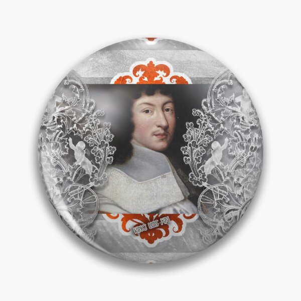 Item preview,  Louis XIV Portrait - The Sun King - Monarch of France (By ACCI) on Silver designed and sold by VanyssaGraphics.