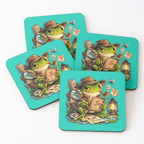 Artikelvorschau, Froschdetektiv auf Spurensuche entworfen und verkauft von FroggyOnly.