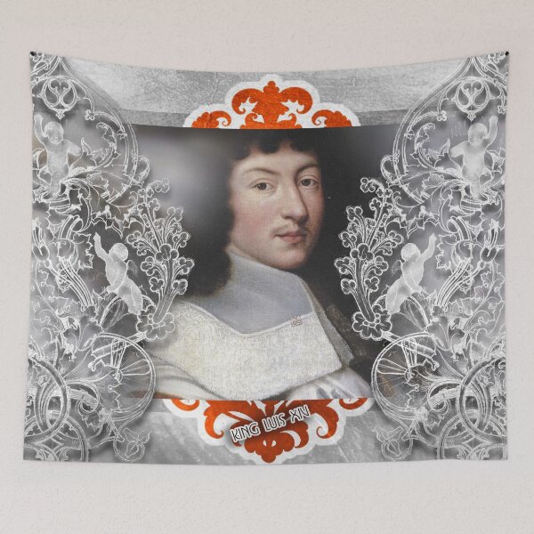 Item preview,  Louis XIV Portrait - The Sun King - Monarch of France (By ACCI) on Silver designed and sold by VanyssaGraphics.