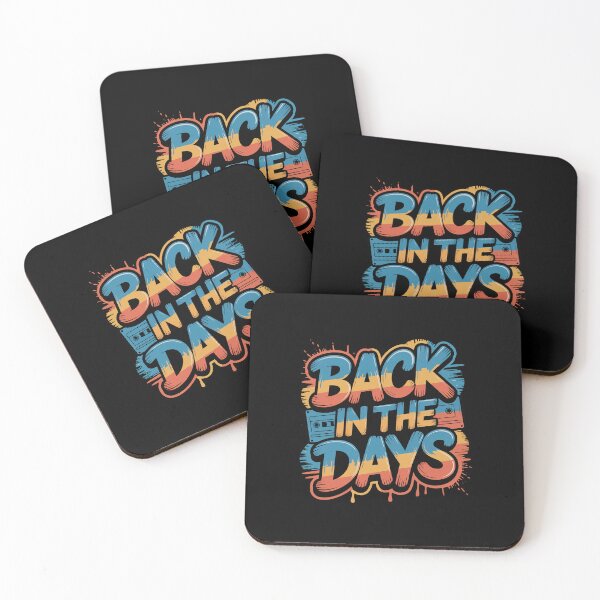 Item preview, Nostalgic "Back in the Days" Hip Hop Typography Design designed and sold by Enea Kelo.